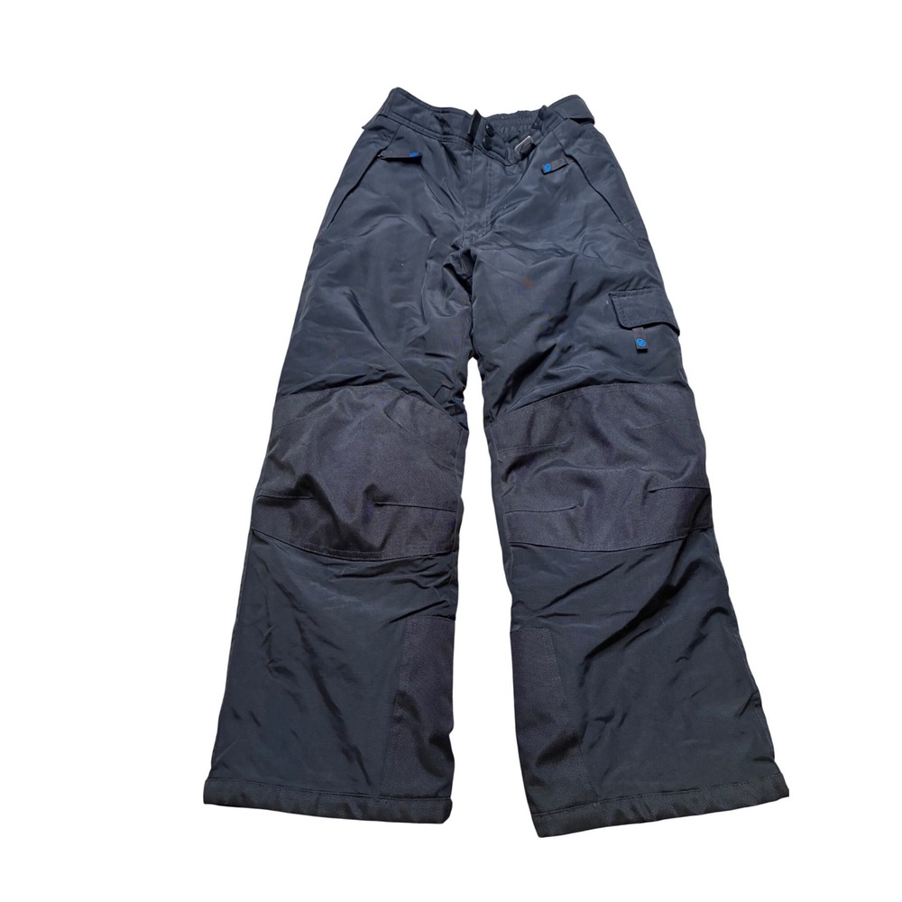 Slalom Black Ski Snow Pants Boys Girls Youth‎ Size Medium Insulated Waterproof
